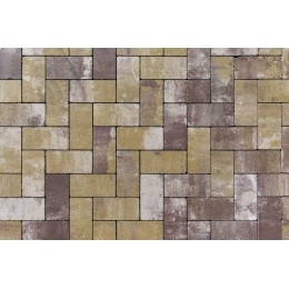 Daugiaspalvė Dito moderni grindinio trinkelė, 240x60x80 mm, Betono mozaika