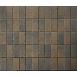 Daugiaspalvė Kuba 8B moderni grindinio trinkelė, 100x100x80 mm, Betono mozaika
