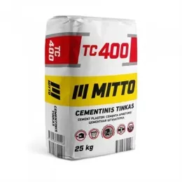 TC400 CEMENTINIS TINKAS, 25 kg, MITTO