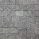 Pilka marga GRAMIX Bender Labyrint/Troja antik ovali didžioji 140x140/105x50 mm betono trinkelė