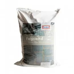 Smėlio, Bender Fogsand atsijos (1-5 mm siūlėms), trinkelių užpildas 0-2 mm 15 kg, Benders