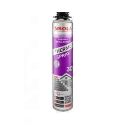 Purškiama šilumos ir garso izoliacija Thermo Spray 3D, 850 ml, INSOLA