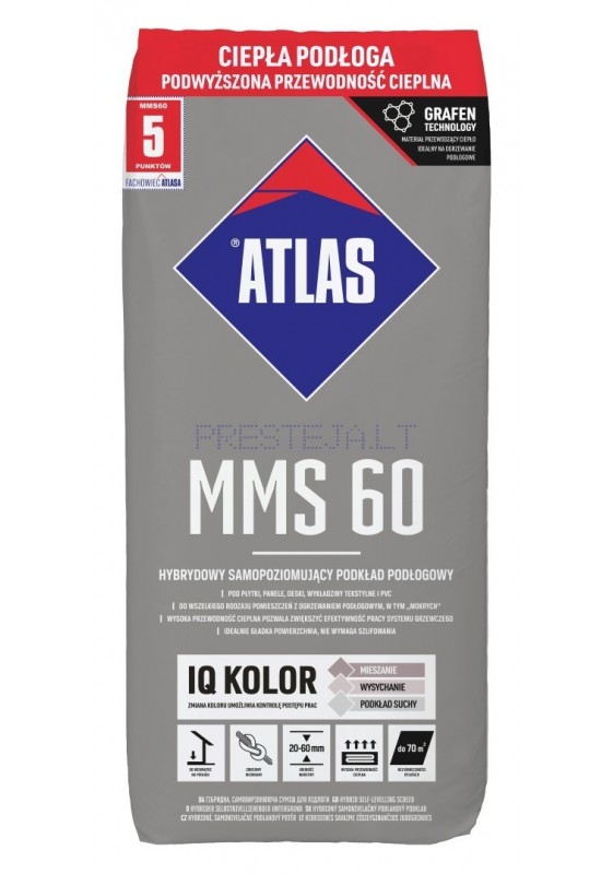 MMS 60 - Hibridinės savaime išsilyginančios juodgrindės, Atlas