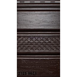 Perforuotas profilis pakalimui SOFFIT Tamsiai rudas, 3.39 m x 0.305 m, Boryszew