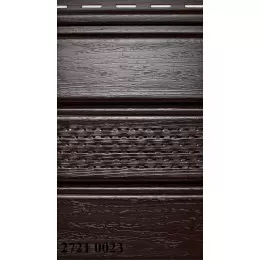 Perforuotas profilis pakalimui SOFFIT Tamsiai rudas, 3.39 m x 0.305 m, Boryszew