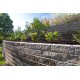 Pilkas Bender Megawall Garden 400x200x150 mm betono blokas, Benders