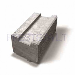 Pilkas Bender Megawall Projekt 400x200x150 mm betono blokas, Benders