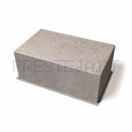 Pilkas Bender Labyrint skarp Maxi 350x210x140 mm betono blokas, Benders