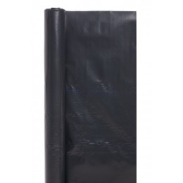 Polietileno plėvelė juoda 6 m x 25 m, 200 mkr, 150 m2, Fortex