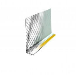 PROFSTAR PVC sujungimo su langu profilis 108 su armuojančiu 145g/m2 tinkleliu, 6mm, 2,4 m