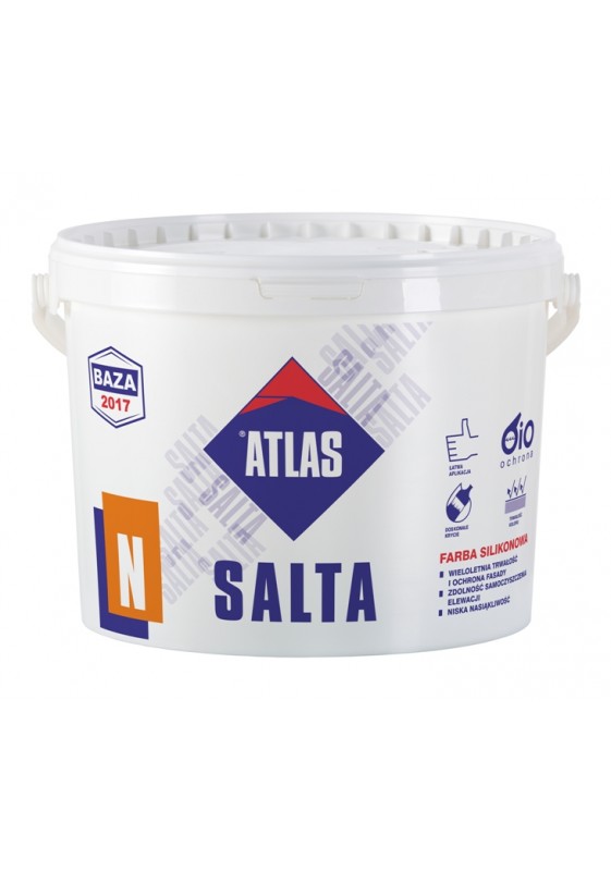 ATLAS SALTA N - silikoniniai fasado dažai