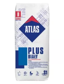 ATLAS PLUS balti, 25 kg, C2TES1, plytelių klijai 2–10 mm