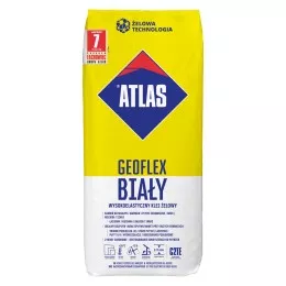 ATLAS GEOFLEX BALTI - ypač elastingi geliniai klijai 2–15 mm, 25 kg