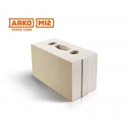 ARKO M12 silikatiniai blokeliai, 340x120x198 mm