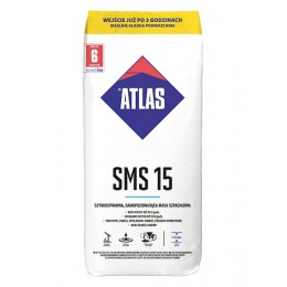 Atlas SMS 15, 25 kg, išsilyginantis grindų mišinys (1-15 mm), 25 kg, Atlas