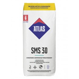 ATLAS SMS 30, 25 kg, išsilyginantis grindų mišinys (3-30 mm), 25 kg, Atlas